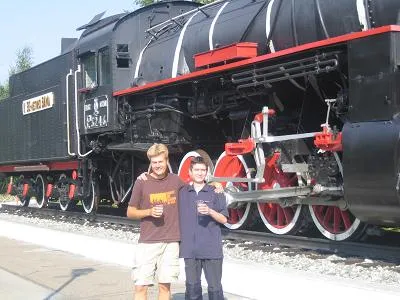 Ik en Artem